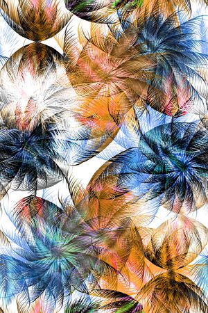 L.D~抽象印花华亿平台图片