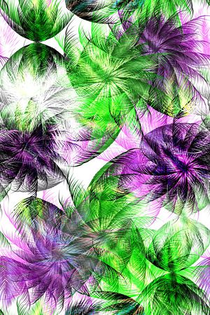 L.D~抽象印花华亿平台图片