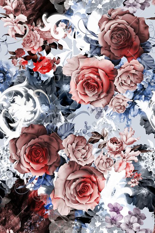 手绘印花华亿平台图片