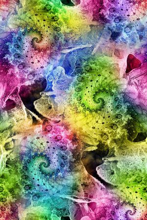 抽象印花华亿平台图片