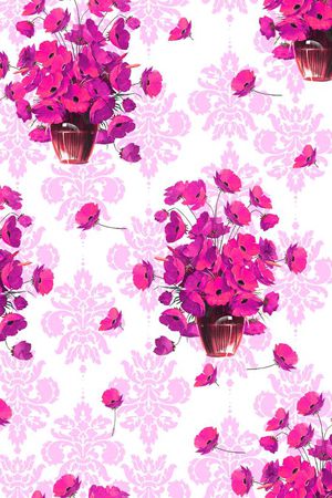 小碎花印花华亿平台图片