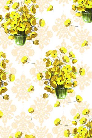 小碎花印花华亿平台图片