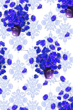 小碎花印花华亿平台图片