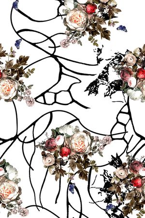 花朵印花华亿平台图片