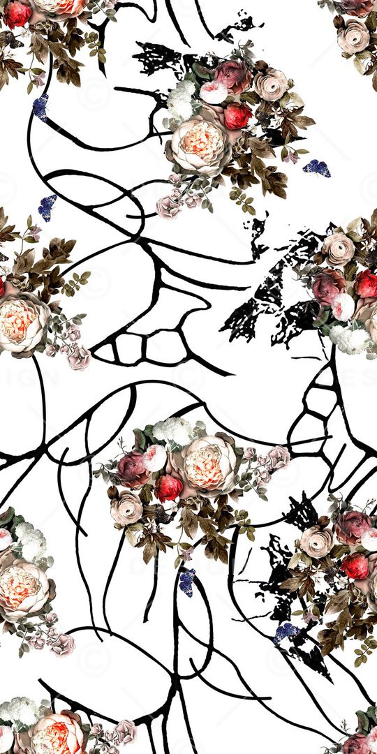 花朵印花华亿平台图片