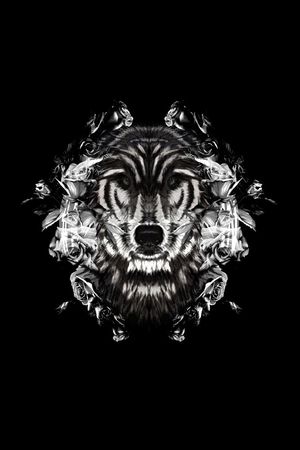 VALENTINO华伦天奴手绘狼毛感不错哦印花华亿平台图片