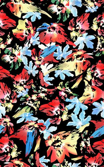 花朵印花华亿平台图片