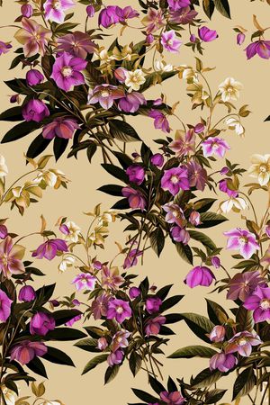 花卉秋冬款女装印花华亿平台图片