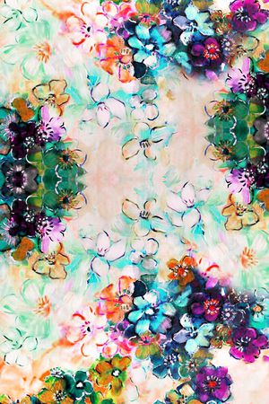 丝巾印花华亿平台图片