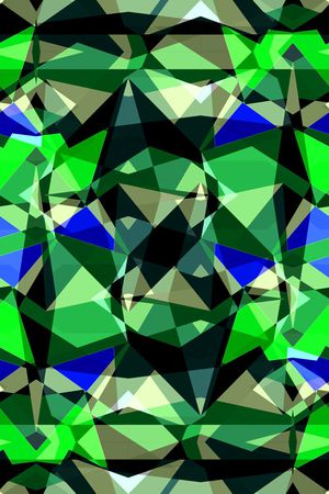 不规则几何印花华亿平台图片