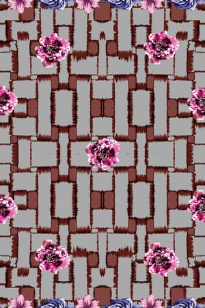 几何印花华亿平台图片