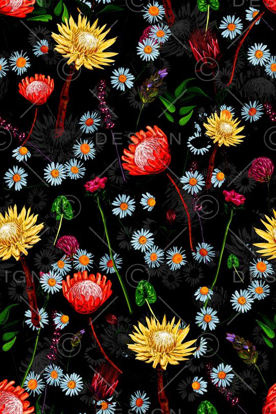 手绘印花华亿平台图片