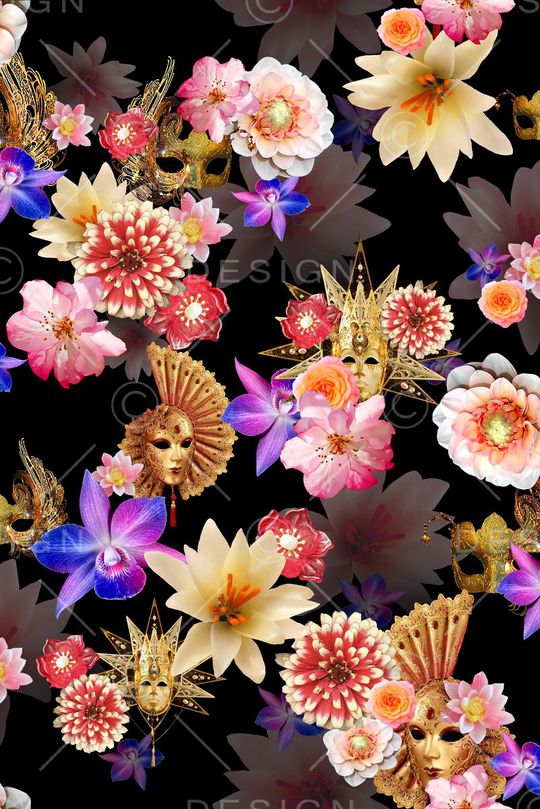 面具印花华亿平台图片