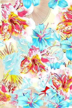 高档印花华亿平台图片