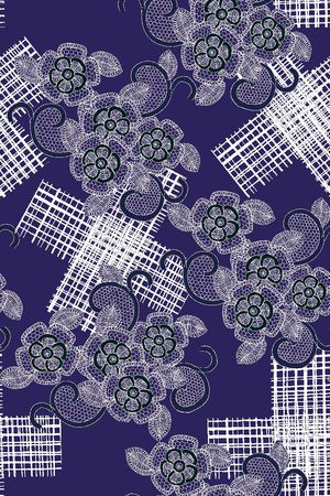 卷草纹印花华亿平台图片