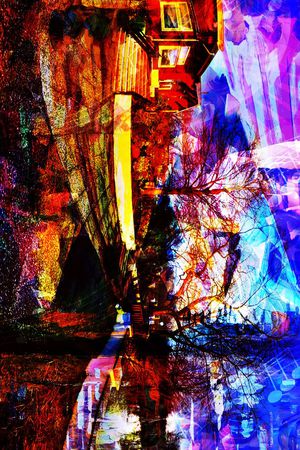 长巾花卉印花华亿平台图片