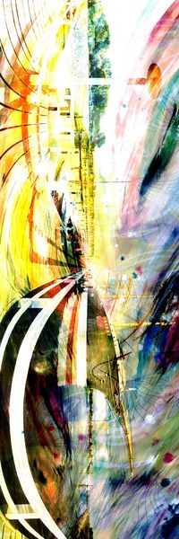 长巾花卉印花华亿平台图片