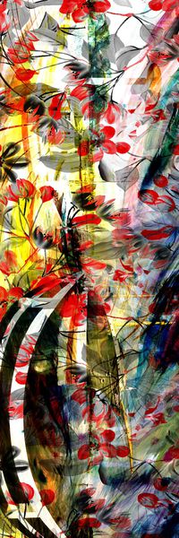 长巾花纹印花华亿平台图片