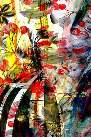 长巾花纹印花华亿平台图片