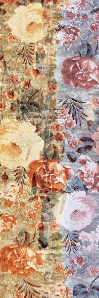 长巾花纹印花华亿平台图片