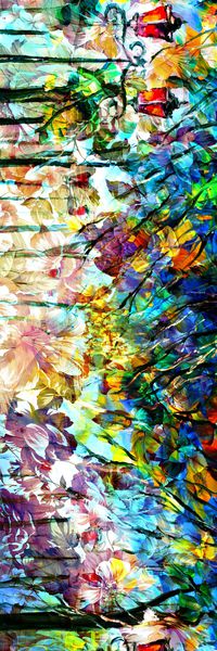 长巾花纹印花华亿平台图片