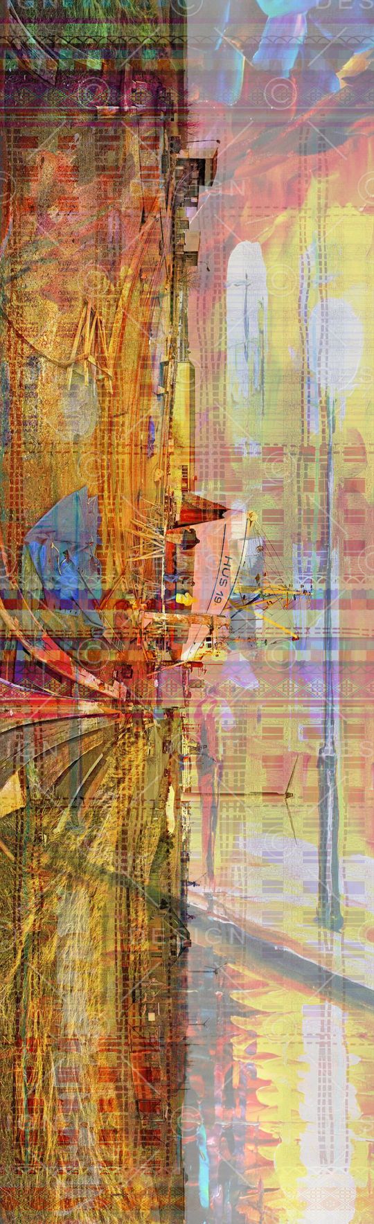 长巾花纹印花华亿平台图片