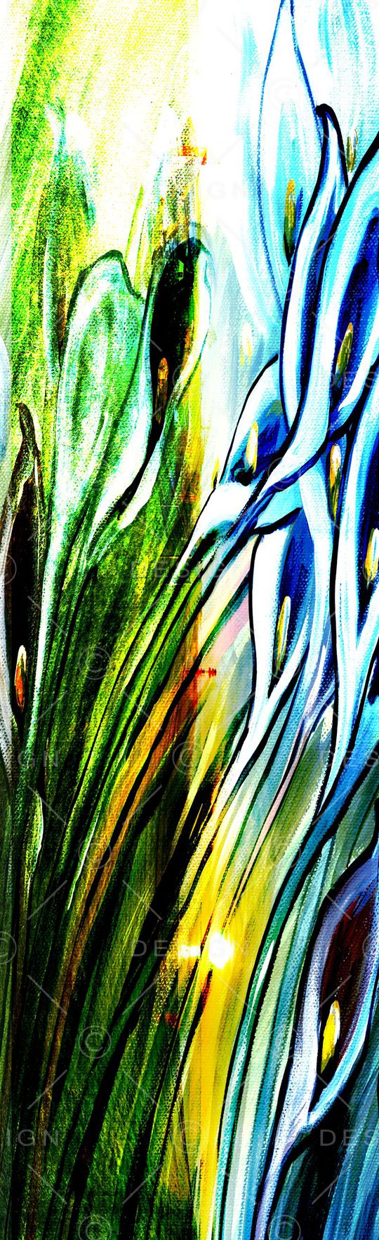 长巾花纹印花华亿平台图片