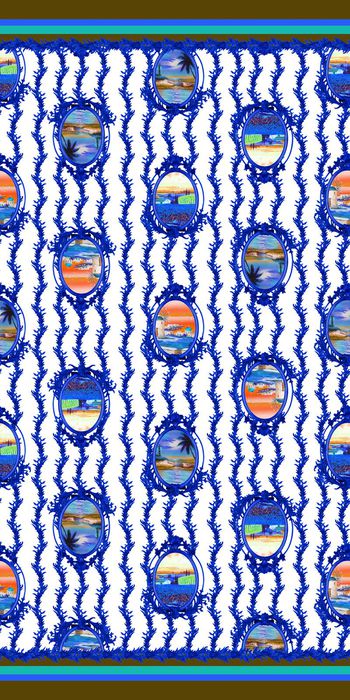 643285-双边定位宫廷风景油画蓝