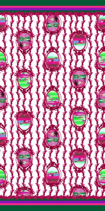 643287-双边定位宫廷风景油画枚