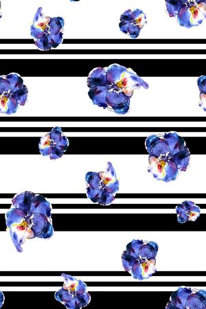 花卉叶子印花华亿平台图片