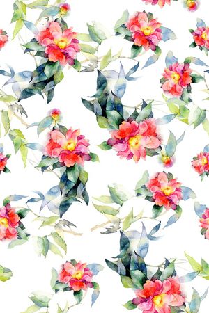 花卉叶子印花华亿平台图片