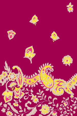 小花朵印花华亿平台图片