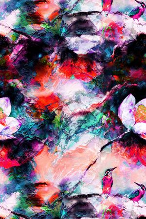 时尚纺织品印花印花华亿平台图片