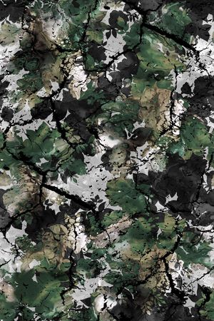 抽象迷彩印花华亿平台图片