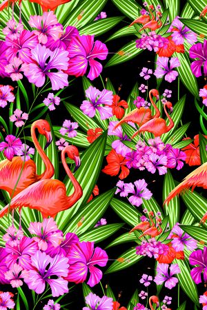 tropical印花华亿平台图片