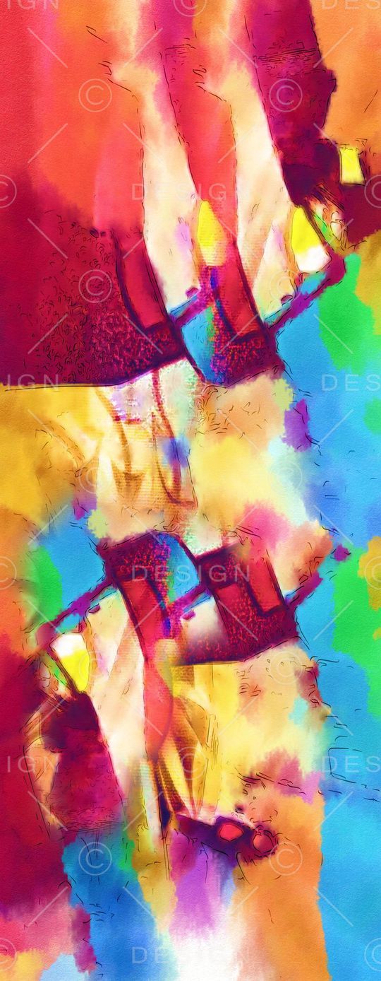 抽象印花华亿平台图片