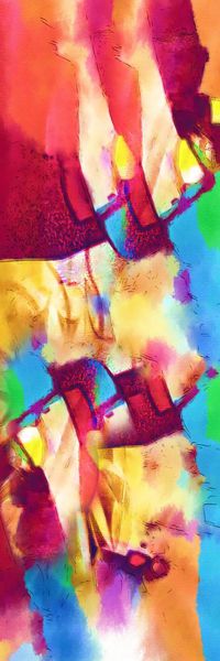 抽象印花华亿平台图片