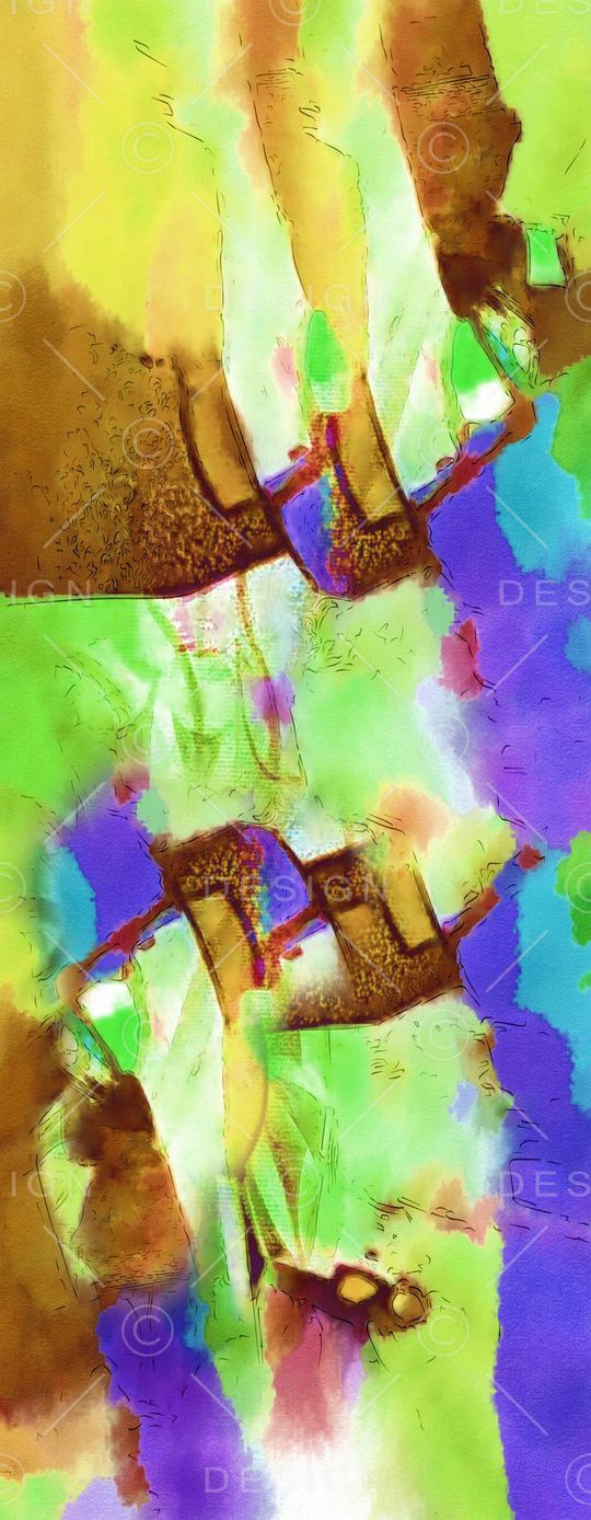 抽象印花华亿平台图片