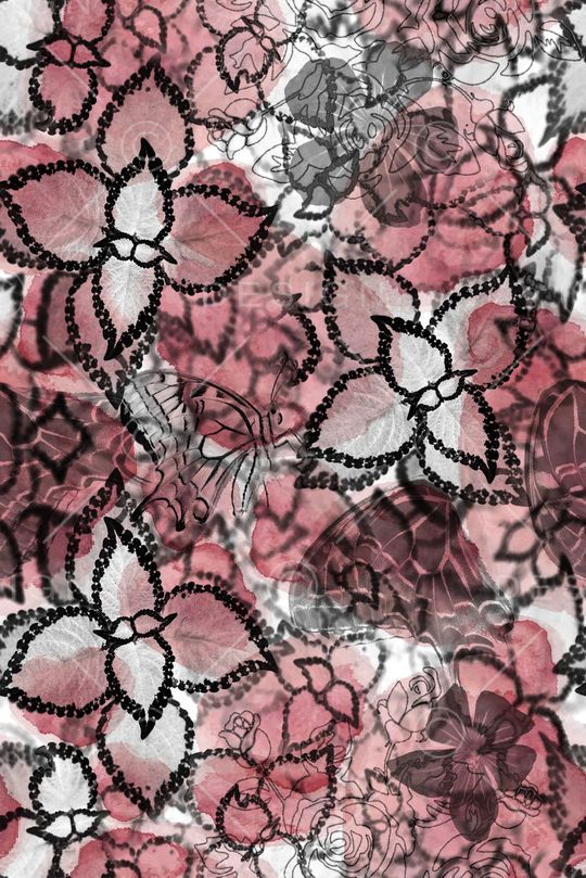 乱花印花华亿平台图片