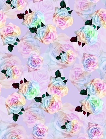 643622-女装梦幻清爽手绘玫瑰