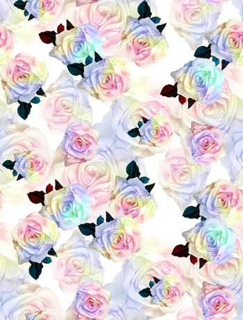 643625-女装梦幻清爽手绘玫瑰3