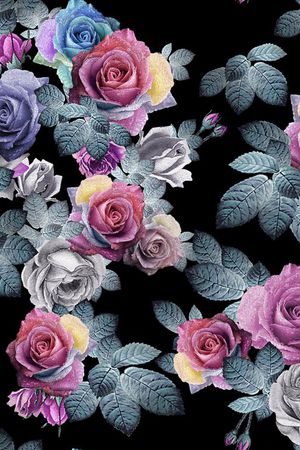 玫瑰印花华亿平台图片