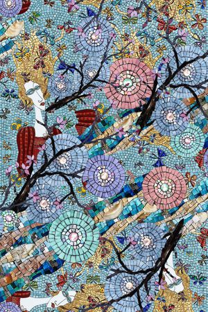 抽象印花华亿平台图片