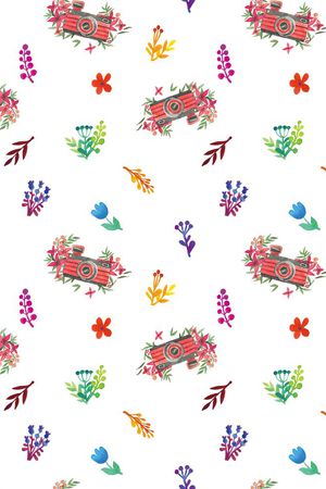 植物印花华亿平台图片