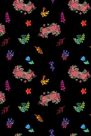 植物印花华亿平台图片