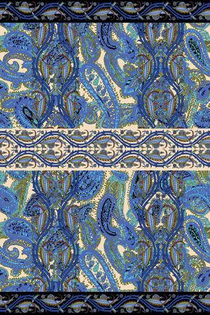 佩斯利印花华亿平台图片