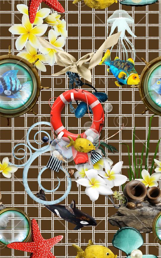 鲤鱼印花华亿平台图片