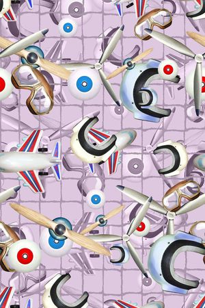 格子底纹印花华亿平台图片