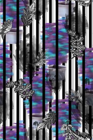 竖条印花华亿平台图片