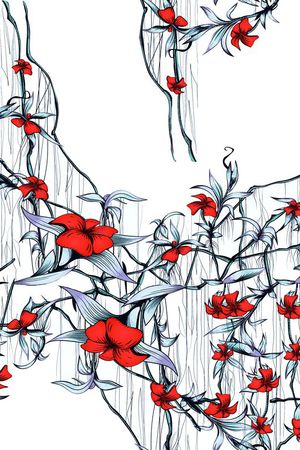 花朵印花华亿平台图片